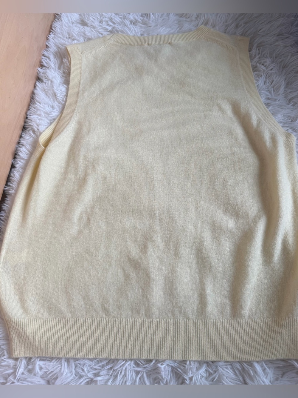 Aritzia Bare Cashmere Monogram Sweater Vest - Picture 5 of 8